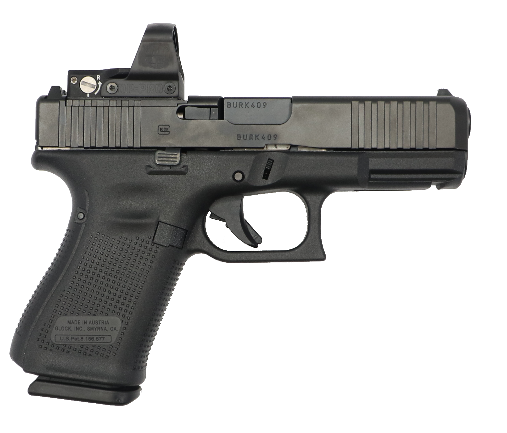 Glock 19 Gen 5 Semi-Automatic 9x19mm Pistol W / (3) 15 Round Mags, Factory New, W / New Leupold DeltaPoint Pro Model 81105  Reflex Sight Installed