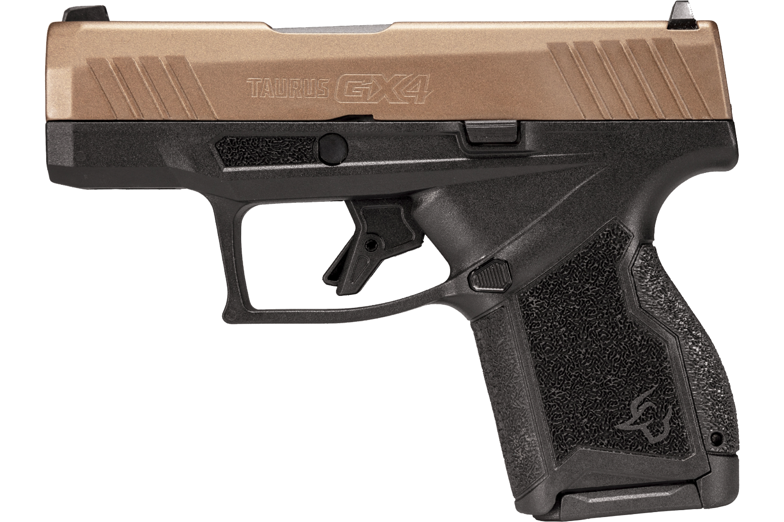 Taurus 1GX4M93L GX4XL 11+1 3" Black Steel Barrel, Midnight Bronze Cerakote Serrated Slide, Black Stainless Steel Frame Black, Polymer Grips