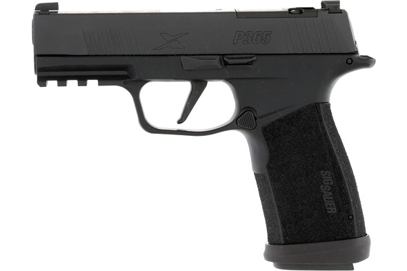 Sig Sauer 3365XCA9TACOPS P365-XMACRO Tacops Compact 17+1 3.7" Black Nitron Optic Ready/Serrated Slide Black Polymer Frame w/Picatinny Rail Black Polymer Grips