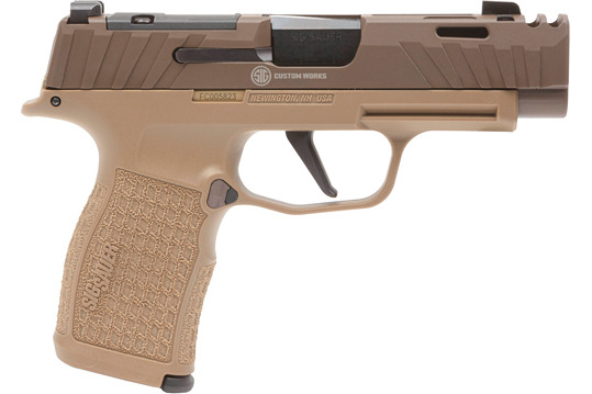 Sig Sauer P365XL Spectre Comp Semi-Automatic 9mm Pistol, 3.1" Barrel, X-RAY3 Day/Night Sights, (1) 17 Round & (2) 12 Round Magazines Coyote - P365V005