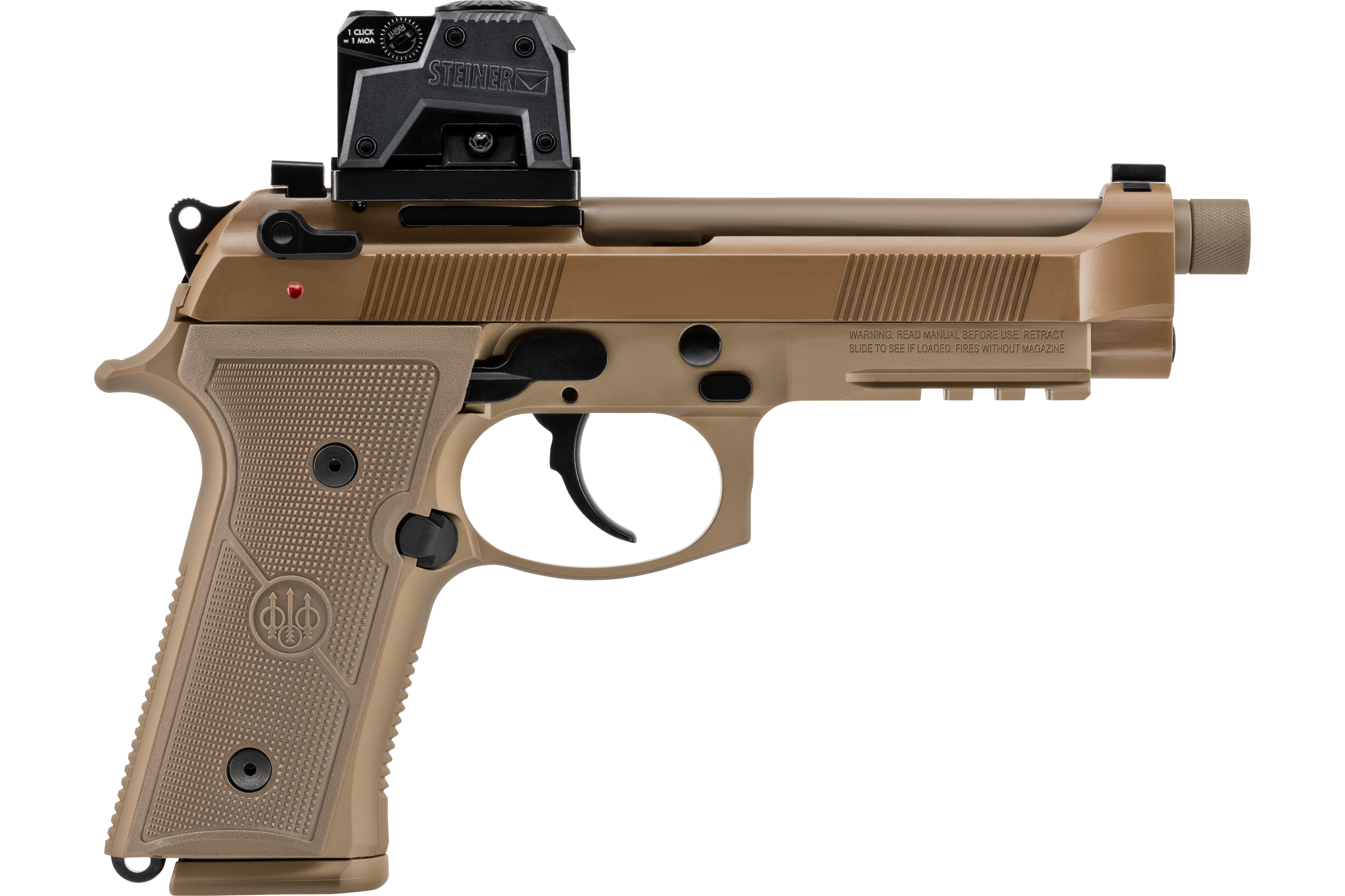 Beretta JM9A4G15CO M9A4 G Steiner TB 9M 3.3 15rd FDE
