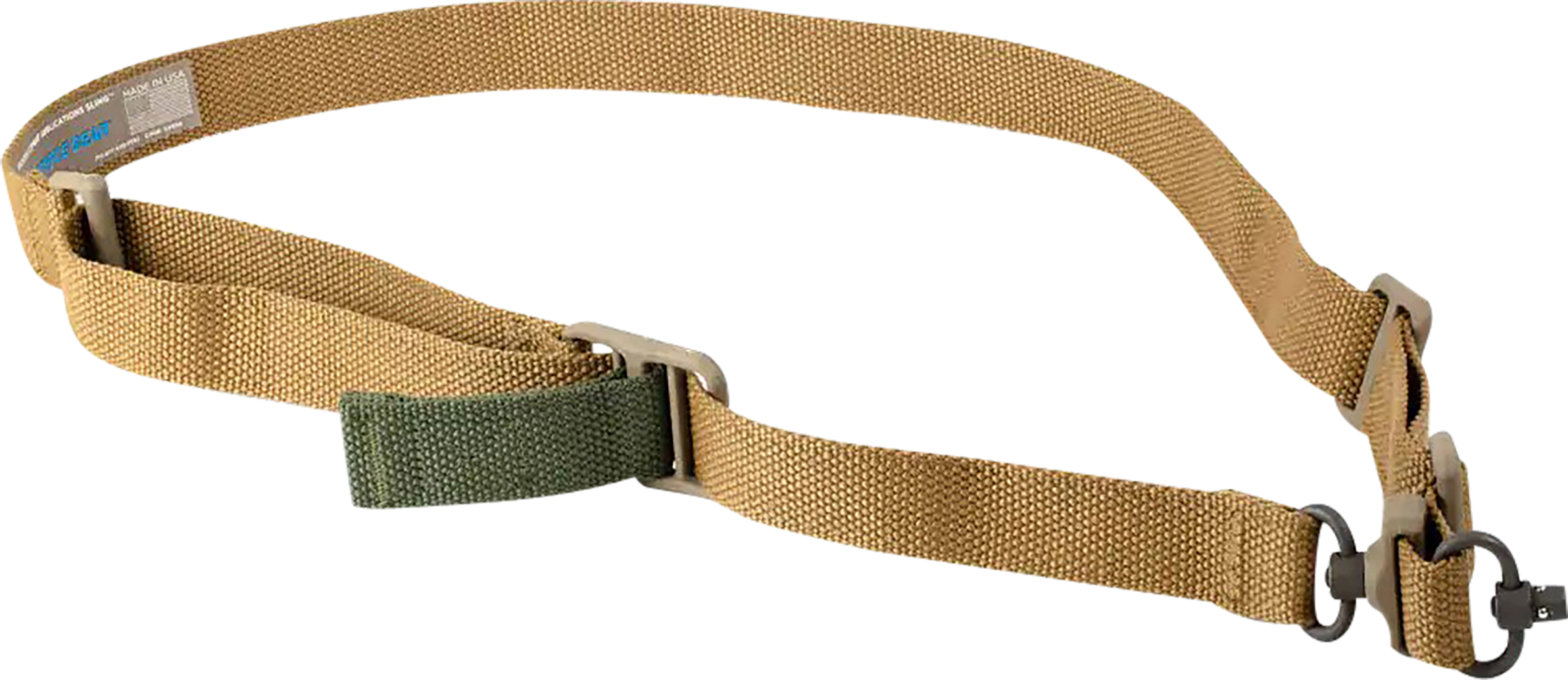 Blue Force Gear VCAS2TO1PB125AACB Vickers 221 Coyote Brown Cordura 54"- 64" OAL One-Two Point AR Platform