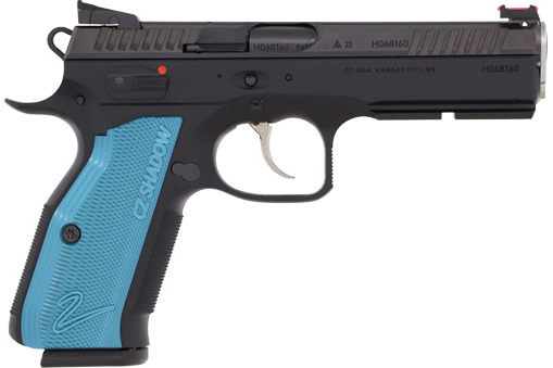 CZ USA 91044 Custom Shadow 2 Accu FS17rdBlack Poly Blue Grips