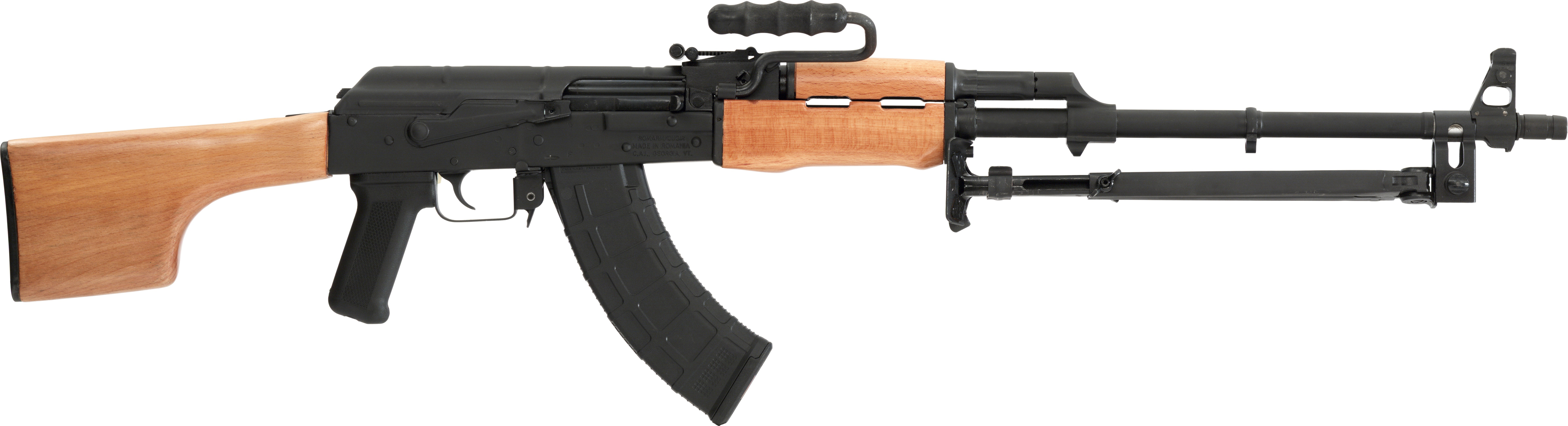 Century Arms RI4988-N AES-10B2 7.62x39 Caliber Semi-Auto Rifle, Wood Stock, 21.5" Barrel W/ Bipod, 30 Rd Magazine