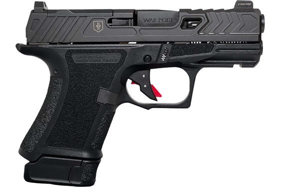 Shadow Systems CR920 War Poet SS-4083 Pistol 9mm 3.41" Barrel 10+1 Striker Optics-Ready Night Sights War Poet Slide