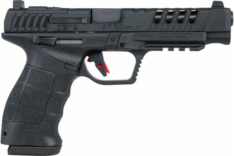 SAR USA SAR9 Sport Gen 3 Pistol 9mm 5.2" Optic Ready 19+1 Striker Fired Interchangeable Backstrap
