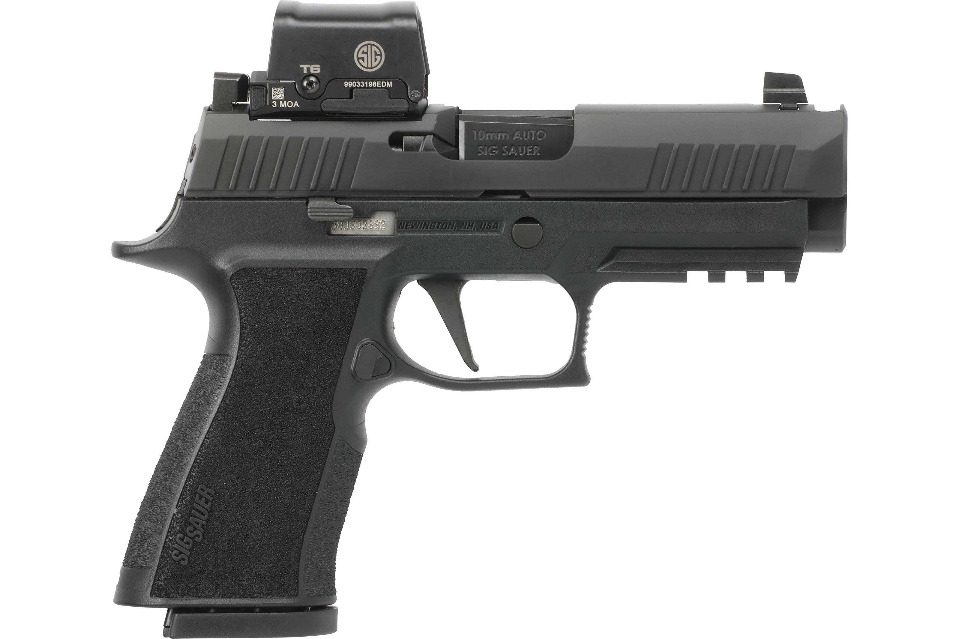 Sig Sauer P320 XTEN Carry Comp 320XCA-10-COMP-RX2 Pistol 10mm 3.8" 15rd Striker Optic-Ready, Slide Compensator