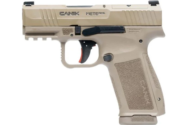 Canik HG7882D-N Mete MC9L , 9mm Semi-Auto Pistol, 3.18" Barrel, Optic Ready, 2-17 Rd Mag, Holster, Mag Loader, Full Accessory Package - FDE Cerakote