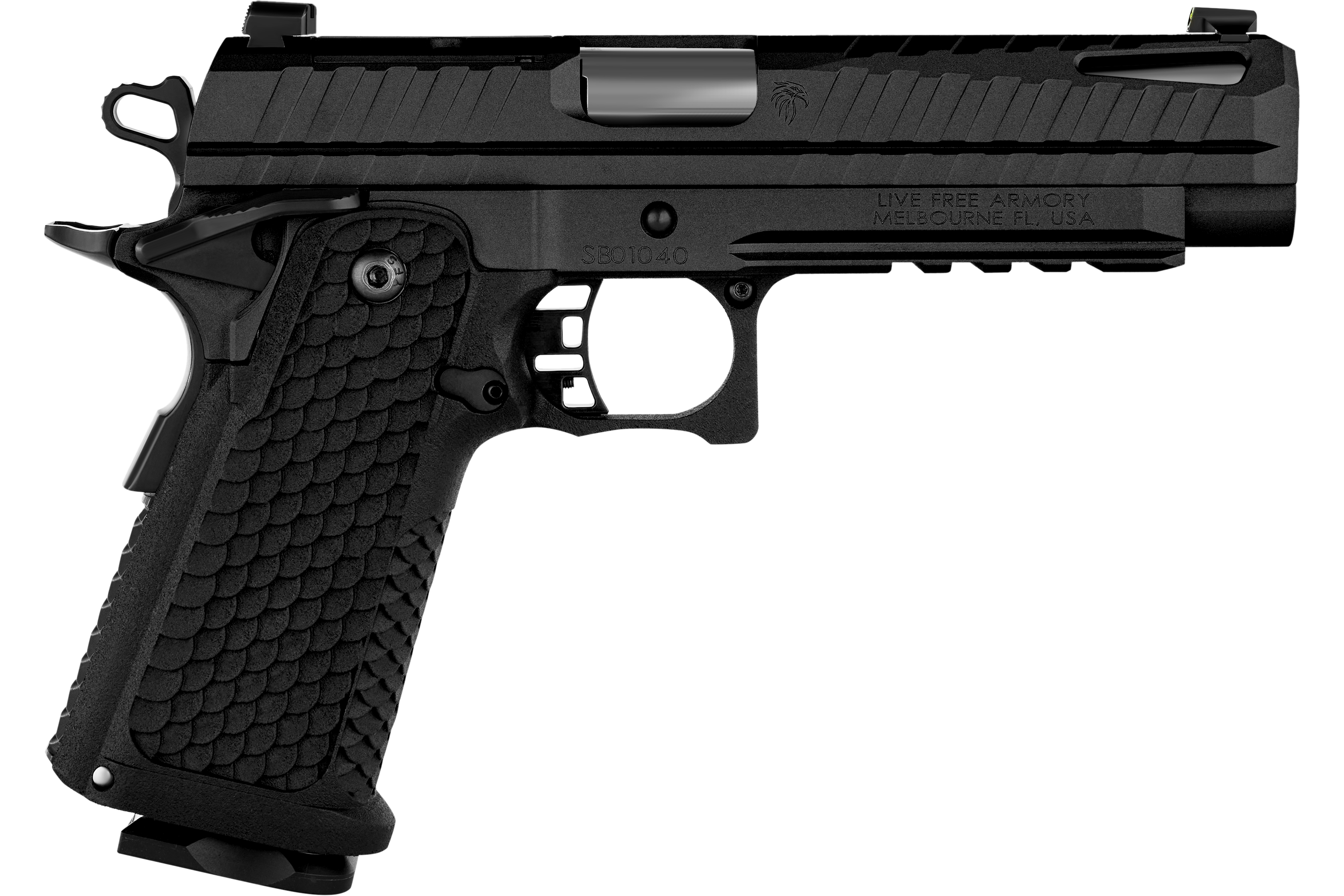 Live Free Armory LFAPF61205P Apollo 11 FS 9M Ported 4.9 Black