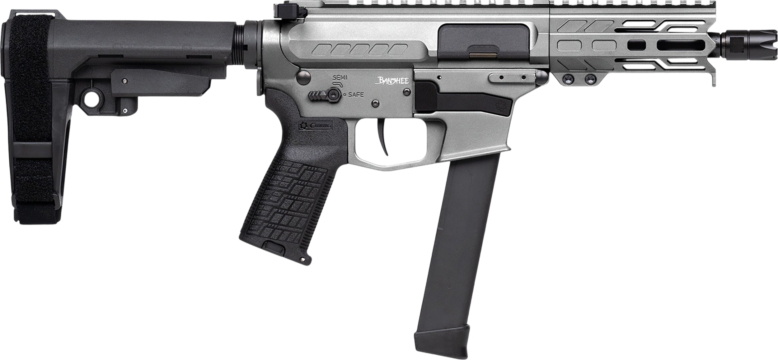 CMMG Banshee FE MkGs 9mm Luger 33+1 5" Threaded Barrel Pistol - 99A290FTNG