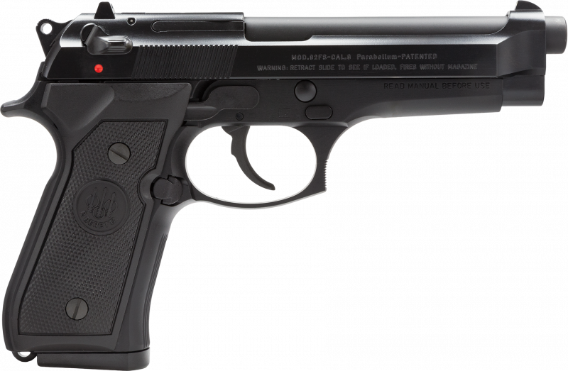 Beretta JS92F300 92 FS Italy 9mm 4.9" 10+1 Black Synthetic Grip Black