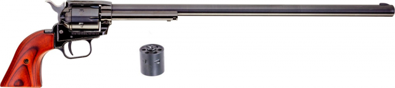 Heritage Rough Rider Single Action Revolver 16" Barrel .22 LR / .22 WMR Combo, 6rd - Cocobolo Grips Blued Finish - RR22MB16