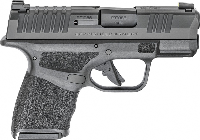 Springfield Armory HC9319B Hellcat 9MM, Semi-Auto Pistol, 3" Barrel, 11+1 & 13+1, Black Adaptive Texture Grip