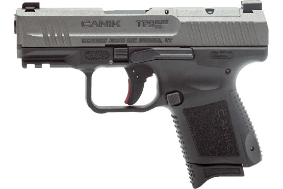 Canik TP9 Elite SC 3.6", Sub Compact Semi-Auto 9MM Pistol, 1-12rd Mag, 1-12+3 Mag, Micro Red Dot Base, Acc Pkg - Tungsten Grey Cerakote