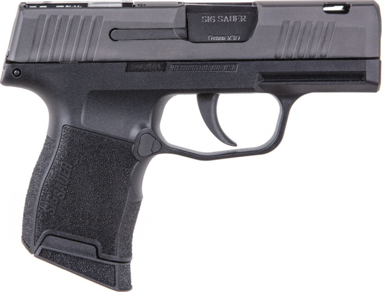 Sig Sauer 3659SASC P365 3.1" Micro Compac FT Bullseye 10-SH Black Polymr