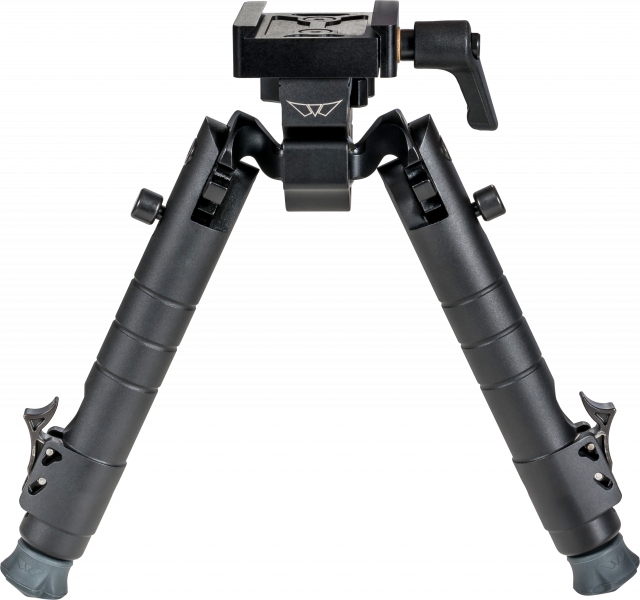 Warne 7902M Skyline Bipod Black 6.9"-9.1" Aluminum