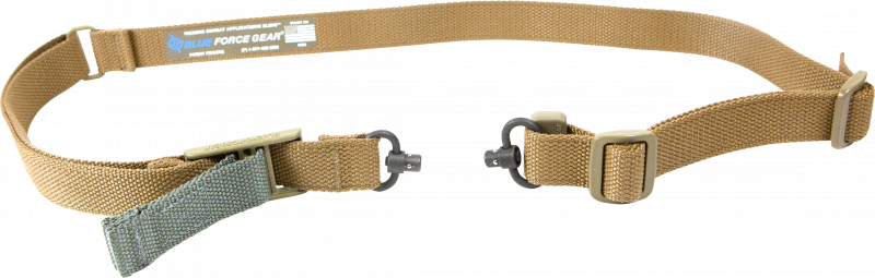 Blue Force Gear VCAS2TO1RED Vickers Adjustable x 1.25" Included Red Swivel Cordura Coyote Tan