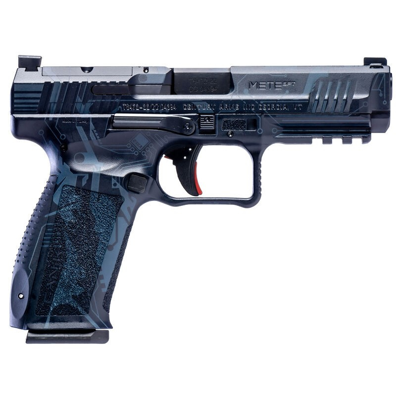 Canik HG5636BLC-N Mete SFT Polymer, Semi-Auto, Striker Fired Pistol, 4.5" Barrel, 3 Dot Sights, Optic Ready, 18 & 20 Rd Mag, Blue Cyber Cerakote