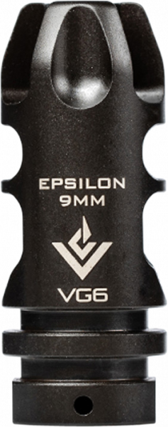 VG6 Precision APVG100023A EPSILON  Black Nitride 17-4 Stainless Steel with 1/2"-28 tpi & 2.21" OAL for 9mm Luger AR-15