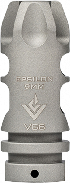 VG6 Precision APVG100024A EPSILON  Bead Blasted 17-4 Stainless Steel with 1/2"-28 tpi & 2.21" OAL for 9mm Luger AR-15