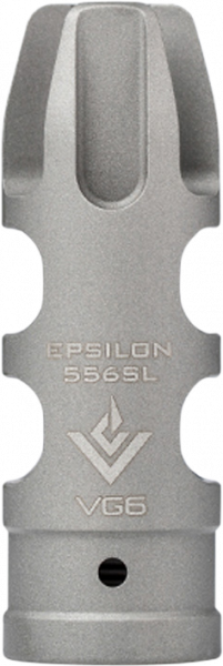 VG6 Precision APVG100026A EPSILON  SL Bead Blasted 17-4 Stainless Steel with 2.21" OAL for 5.56x45mm NATO AR-15