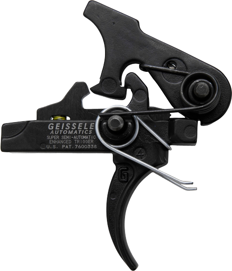 Geissele Automatics 05-160 SSA-E M4 Curved AR Style Mil-Spec Steel Black Oxide 3.5 lbs