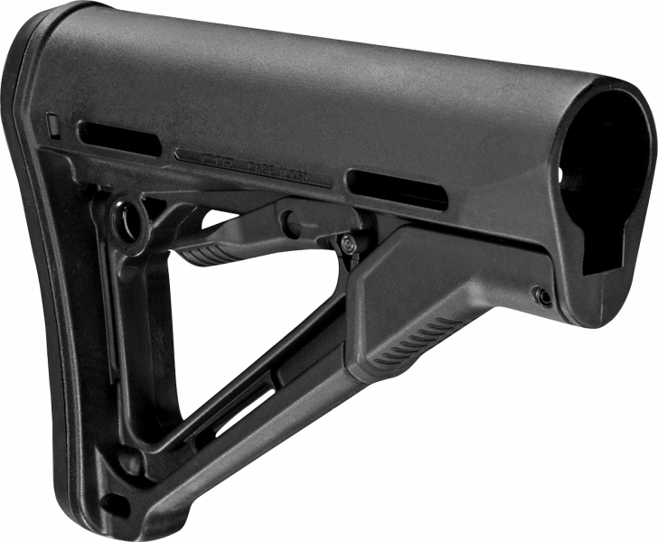 Magpul MAG310-BLK CTR Carbine Stock Black Synthetic for AR-15, M16, M4 with Mil-Spec Tube (Tube Not Included)