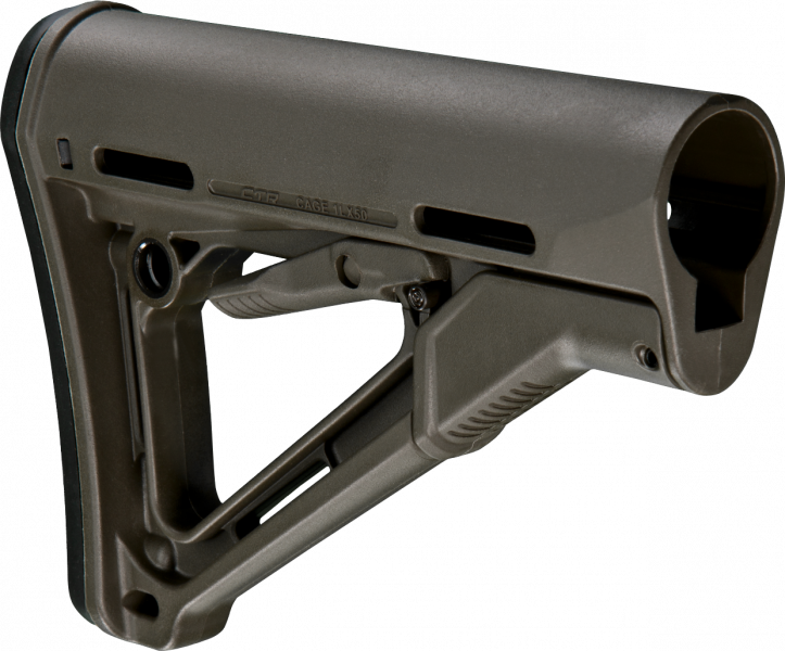 Magpul MAG310-ODG CTR Carbine Stock OD Green Synthetic for AR-15, M16, M4 with Mil-Spec Tube (Tube Not Included)