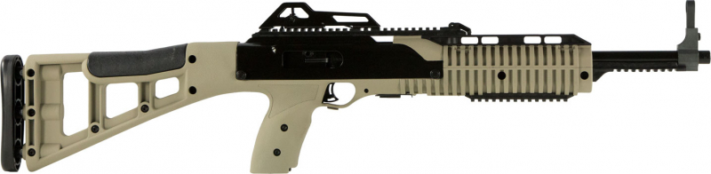 Hi-Point 9mm Carbine Rifle, +P Rated, Black 995TS-FDE - Target Stock,  Flat Dark Earth Color.
