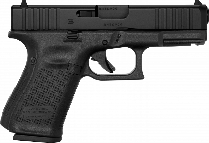 Glock 19V, Semi Automatic Pistol, 9mm, Standard Fixed Sights, (3) 10rd Magazines, Front Serrations, Ambidextrous Slide Release, V Series - PV1950201