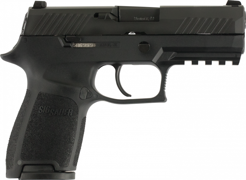 Sig Sauer 320C9B10 320 Contrast Sights Striker-Fired 10R