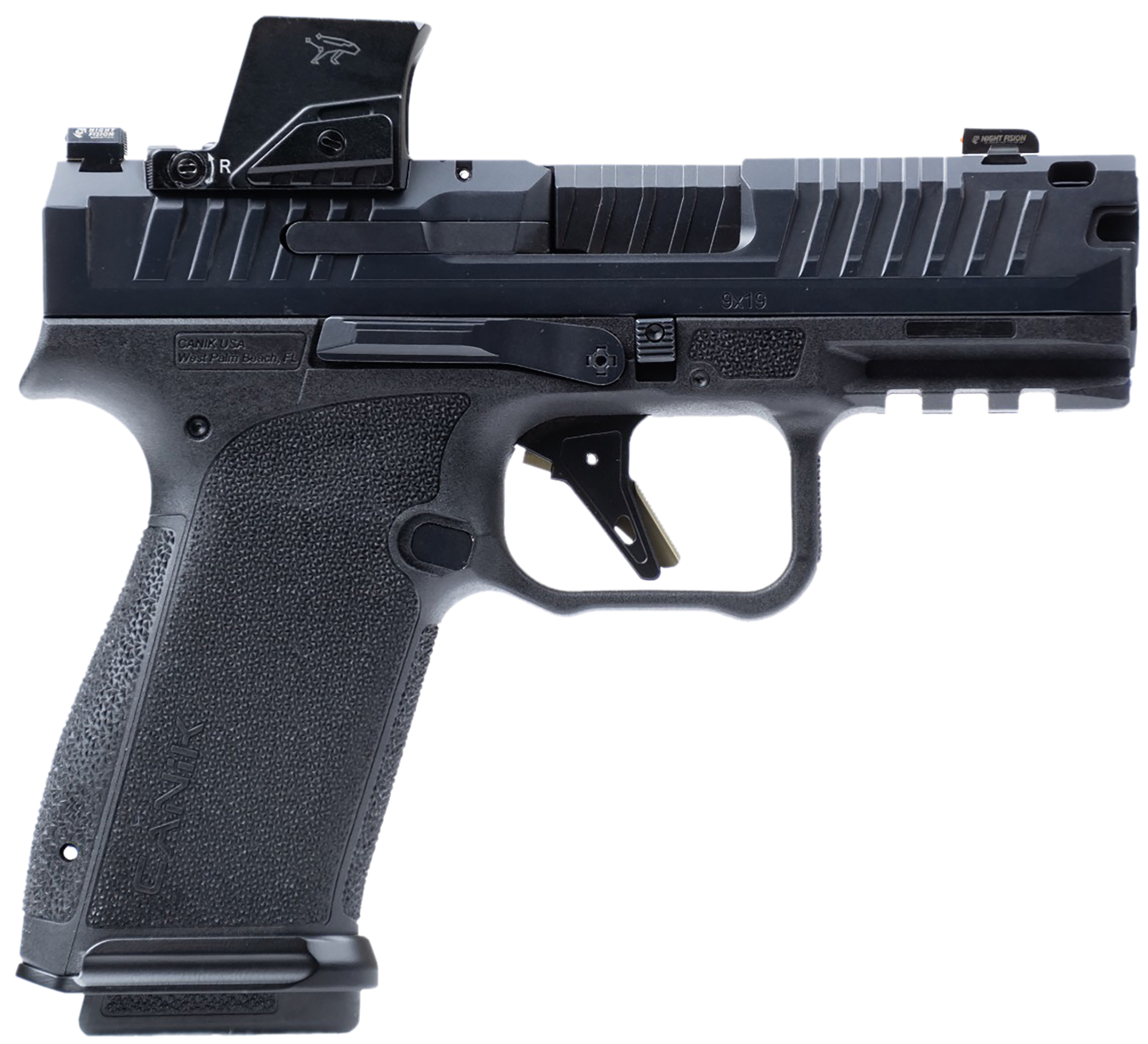 Canik METE MC9 Prime HG8328V-N 9mm Pistol 3.64" 17rd Striker-Fired w/MeCanik MO4 Compensated Barrel
