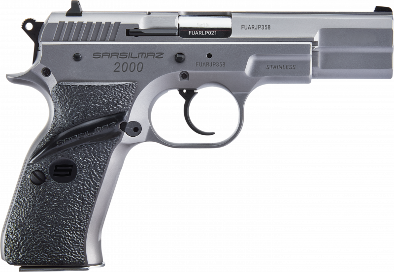 SAR USA 2000 SA/DA Semi-Automatic Pistol 4.5" Barrel 9mm 17rd Stainless Steel - 2000ST
