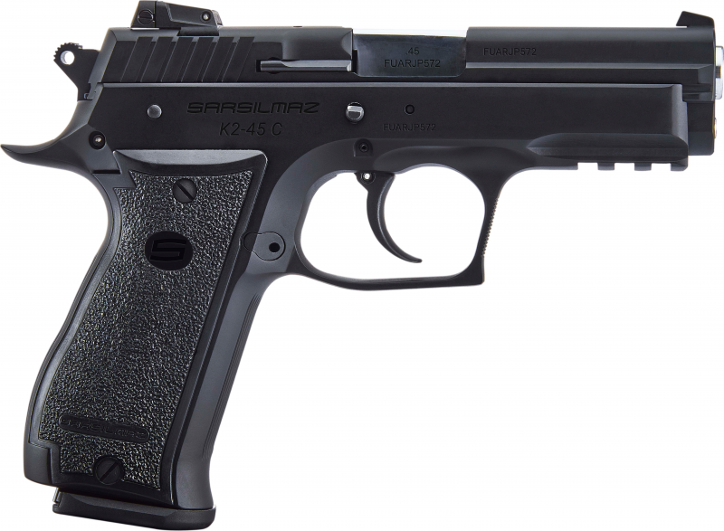 SAR USA K2-45C .45 ACP 4.2" Barrel 13rd Semi-Auto Pistol, Black Finish