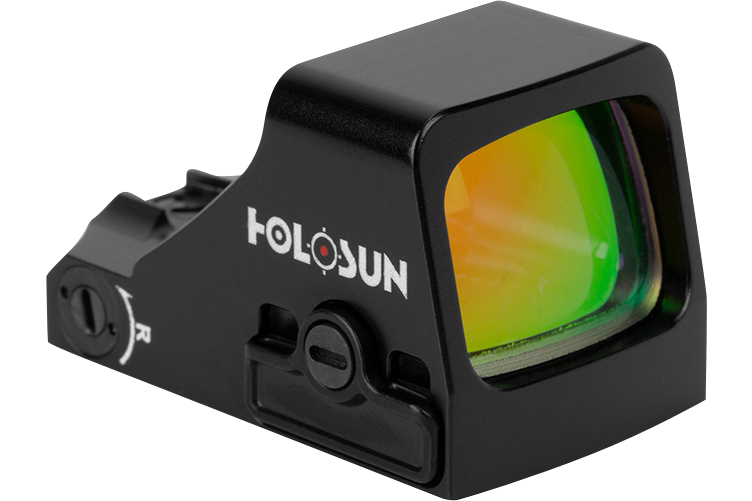 Holosun HS407KX2 HS407K X2 Black Anodized 1x 6 MOA Red Dot Reticle, Shake Awake Sensor, Unlimited Eye Relief - Includes Multi Tool