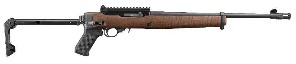 Ruger 10/22 Semi-Automatic .22 LR Rifle, 16.5" Blued Barrel, Samson Folding Stock - 31184