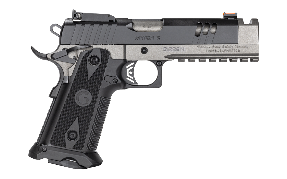 Girsan Witness 2311 Match X 395025 Pistol 9mm 5" Barrel 20+1 Single Action Optics-Ready, Integrated Compensator