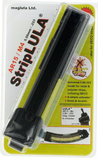 maglula SL50B StripLULA Loader .223/5.56 NATO 10rd AR-15 Polymer Black Finish