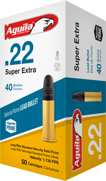 Aguila 1B220332 Standard Velocity 22 Long Rifle (LR) 40 GR Solid Point - 1B220332 - 2000 Round Case