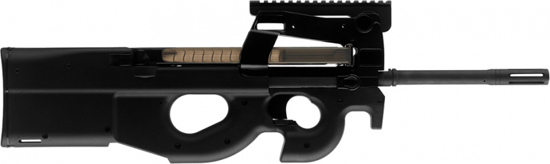 FN 3848950460 PS90  5.7x28mm 16" Barrel 30+1,  Matte Black Synthetic Thumbhole Bullpup Stock , Optics Ready