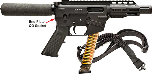 Freedom Ordnance FX9P4-T FX-9 4 Fluted Muzzle Enhancer Sling