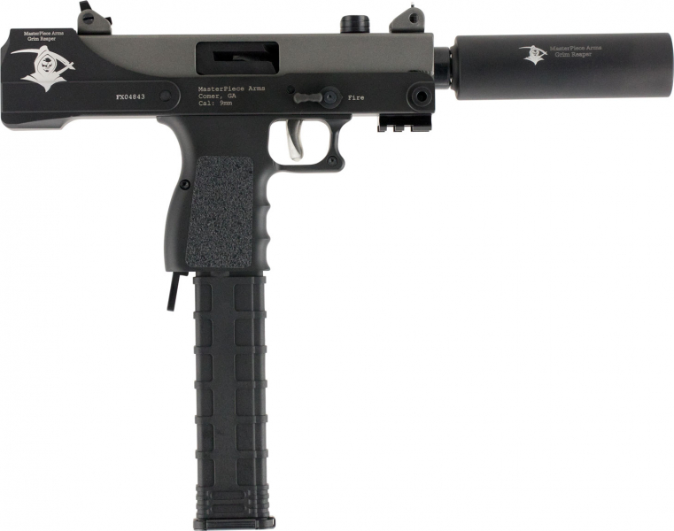 MasterPiece Arms Grim Reaper Defender Top Cocking 9mm Pistol w/30rd Magazine