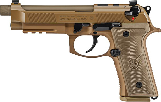 Beretta JS92M9A4M15 M9A4 G 5.2" 15 Round Threaded Barrel TAN US Optic RDY