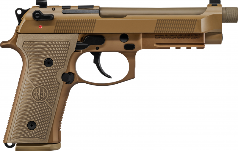 Beretta JS92QM9A4GM M9A4 G Centurioun 4.8" Thread Barrel TAN US Optic Ready