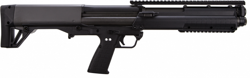 Kel-Tec KSGBLK KSG  Black 12 Gauge 18.50" 3" 14+1 Black Rec/Barrel Black Polymer Fixed Stock & Grip