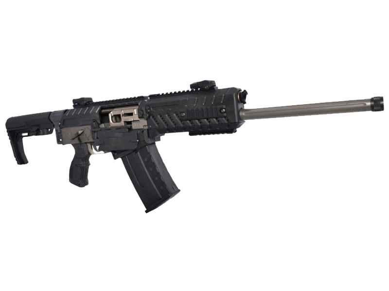 Fostech FT-12 Tungsten Cerakote Origin 12 with Nickel Internals 12GA 5 Round 18" Barrel Semi-Auto Shotgun - Two Tone -Model 7001-T