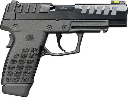 Kel-Tec P15 9mm 4" Barrel 12rd Semi-Auto Pistol, Black - One (1) 12rd & One (1) 15rd Mag