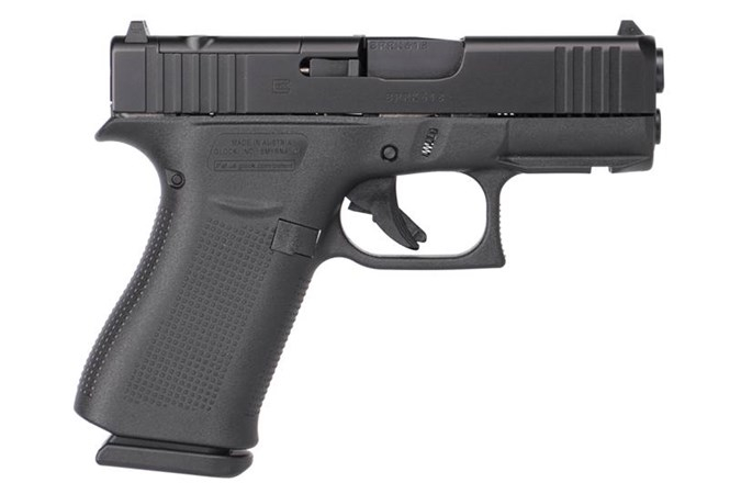 Glock 43X MOS, 9mm, Slimline Semi-Automatic Pistol, (2) 10rd Magazines, Front Serrations, w/ Glock Mounting Rail, MOS Optics Cut - PX4350201FRMOS