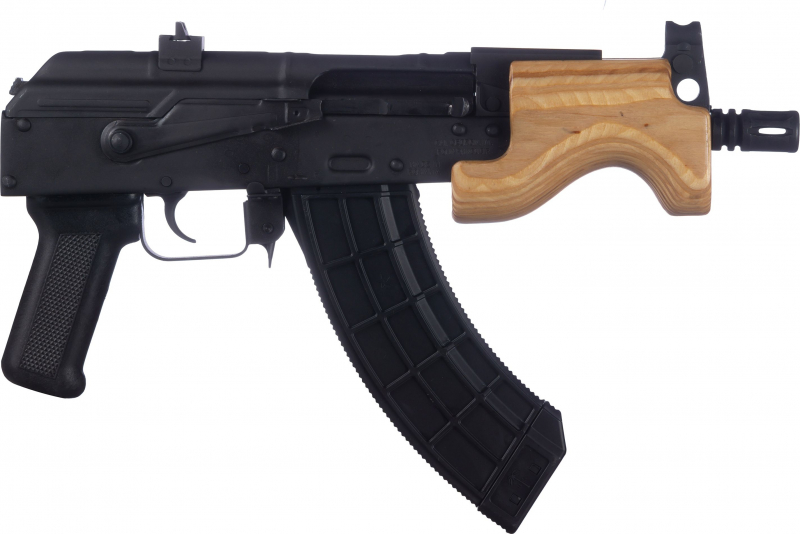 Century Arms HG2797N Draco Micro Pistol 7.62x39mm 6.25" 30+1 Black Rec/Barrel Black Polymer Grip Right Hand