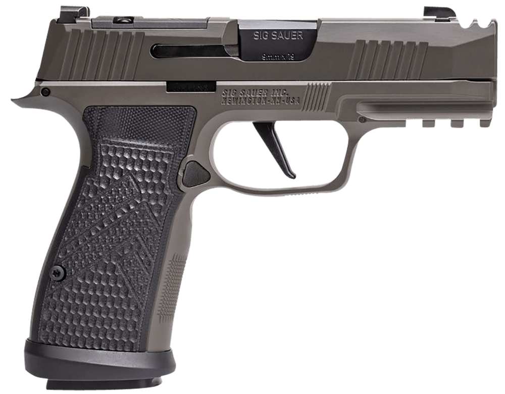 Sig Sauer P365 AXG Legion Semi-Automatic 9x19mm Optic Ready, Metal Frame Pistol, (3) 17 Round Magazines, 3.10" Barrel, Gray Cerakote - 365AXGCA9LEGION